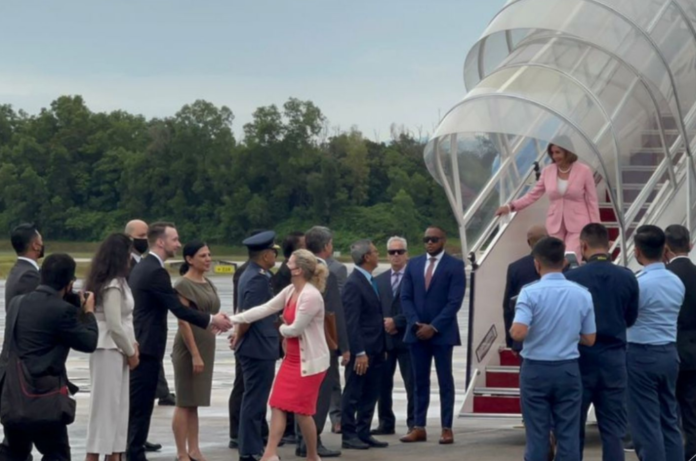 US Speaker Pelosi arrives in Malaysia