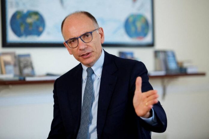 Italy's centre-left sees open electoral race after pact with centrists