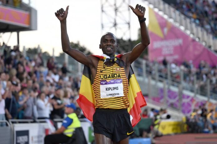 Thompson-Herah, Kiplimo celebrate golden Commonwealth doubles