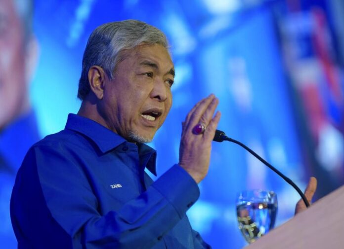 Zahid: Not appropriate to hold GE15 next year