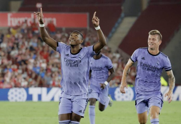 Alaba free-kick gives Real Madrid win to start title defence