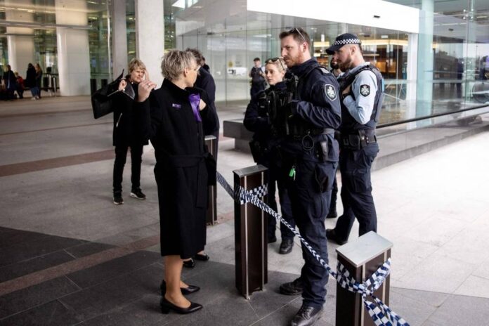 Gunman detained after firing shots in Canberra airport