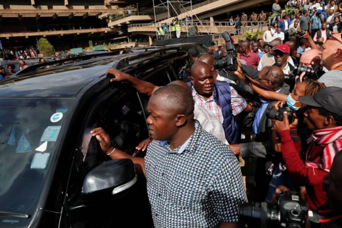 Kenya's Odinga says presidential election result a 'travesty'