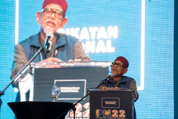 Hadi exhorts Perikatan parties to win GE15 and remove 'backdoor' stain as coalition moots Muhyiddin as its PM candidate again