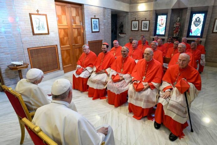 Pope creates new cardinals who may choose successor