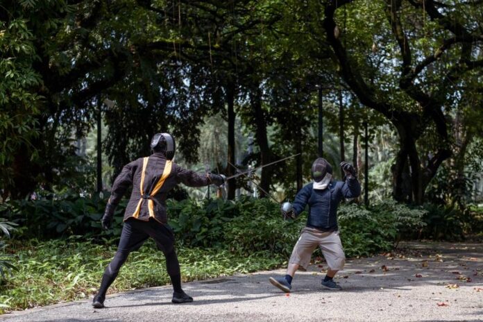 Indonesian knights keep medieval sword-fighting alive