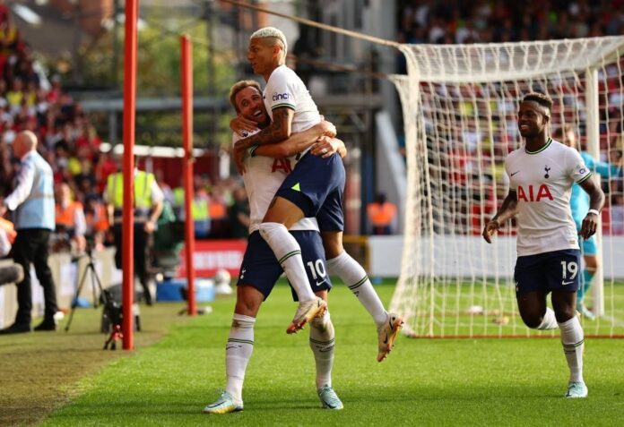 Unstoppable Kane gives Spurs 2-0 win at Nottingham Forest