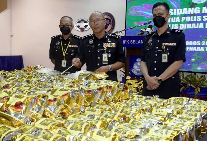 Selangor police cripple drug smuggling syndicate, seize syabu worth nearly RM11m