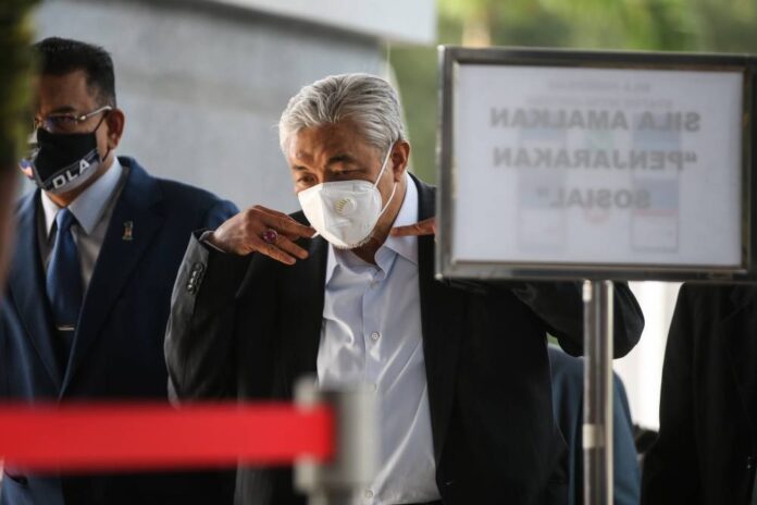 Again, Zahid's corruption trial ends early due to illness