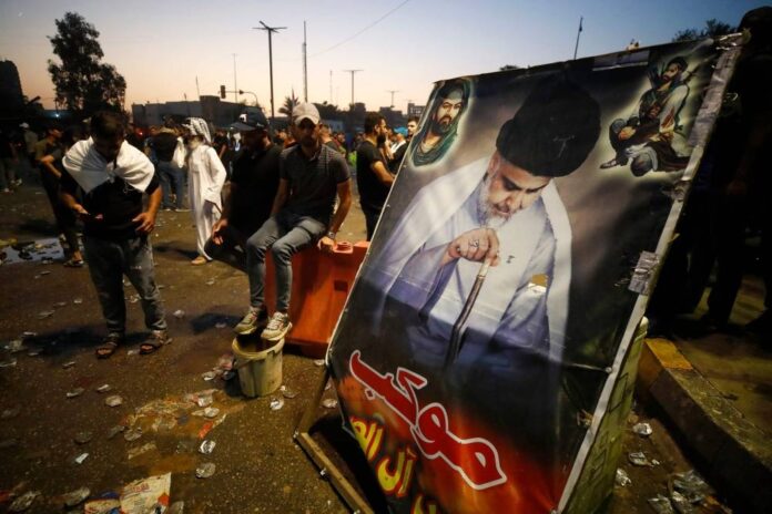 Shelling targets Baghdad's Green Zone amid deadly chaos after Sadr quits politics