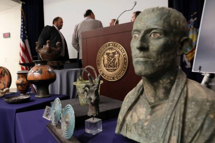 New York City returns looted antiquities to Italy worth US$19m
