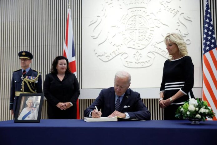 Biden pays tribute to Queen Elizabeth as 'stateswoman of unmatched dignity'