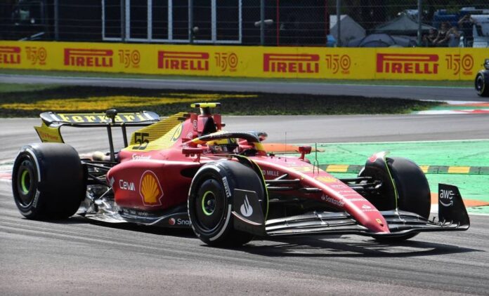 Sainz on top in practice for Ferrari's home race