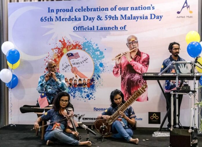 Flautist Perambalam Arumugam's 'Nada Seruling' blends rap with classical instruments for Merdeka, Malaysia Day (VIDEO)