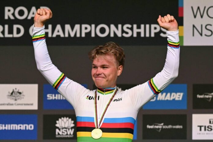 Norway's Foss wins cycling world time-trial crown