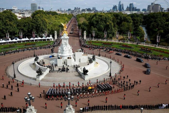 Wedding, coronation, now funeral: Emotive farewell to queen