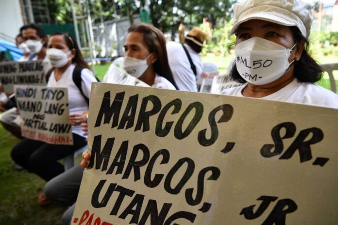 Philippine activists vow to 'never forget' Marcos era abuses
