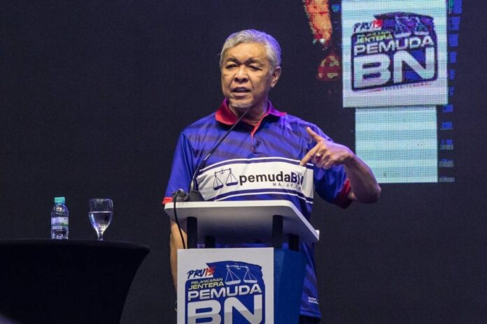Let's hold GE15 now if you're so worried about year-end floods, Zahid tells BN's rivals