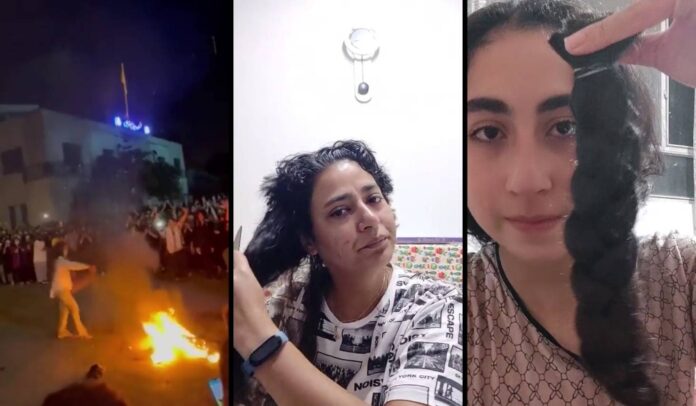 Iranian women are cutting their hair in protest after woman dies in police custody