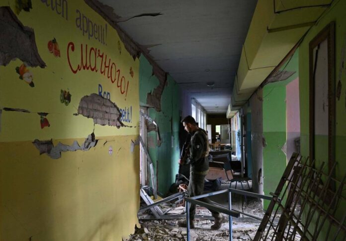 Ukraine schools battered by Russian onslaught in south