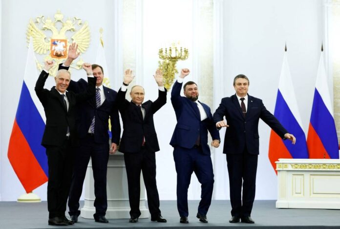 A defiant Putin proclaims Ukrainian annexation, vows to win war