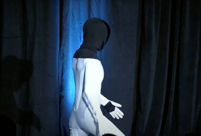 Tesla CEO Elon Musk showcases humanoid robot at event