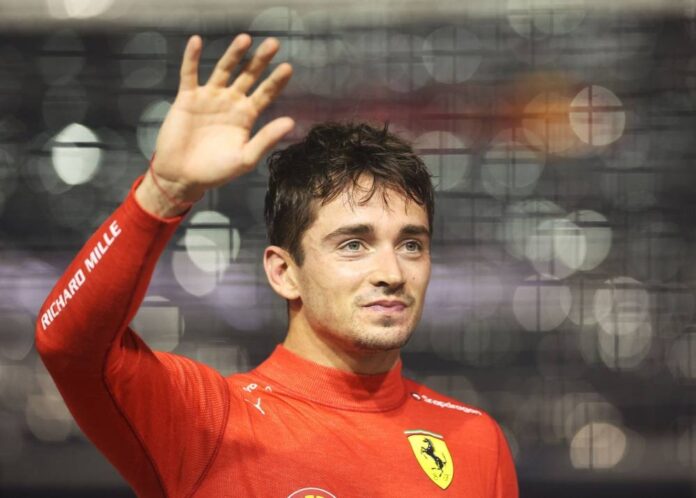 Leclerc puts Ferrari on pole in Singapore
