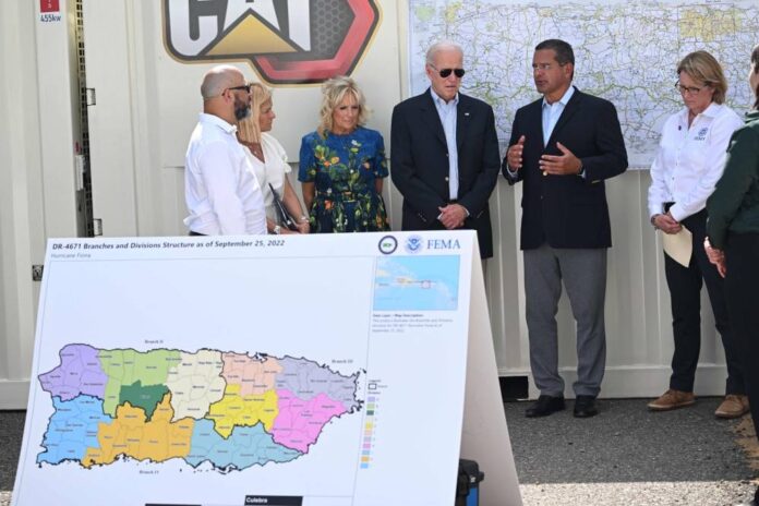 Biden tells storm-hit Puerto Rico: 'America's with you'