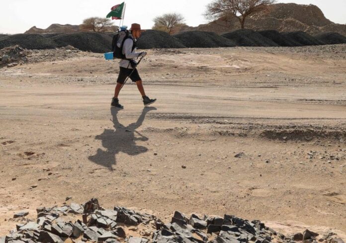 For Saudi fan, road to World Cup is a desert trek