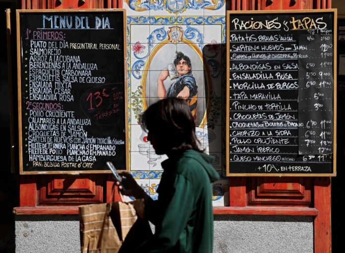 Inflation puts squeeze on Spain's legendary lunch menu