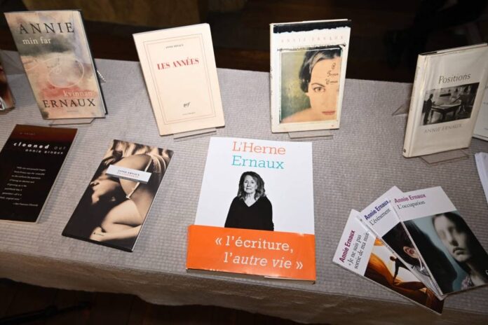 French author Annie Ernaux wins Nobel Literature Prize