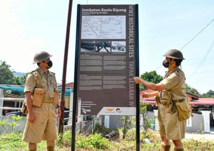 Despite obstacles, 'Battle of Kampar' signboard successfully installed