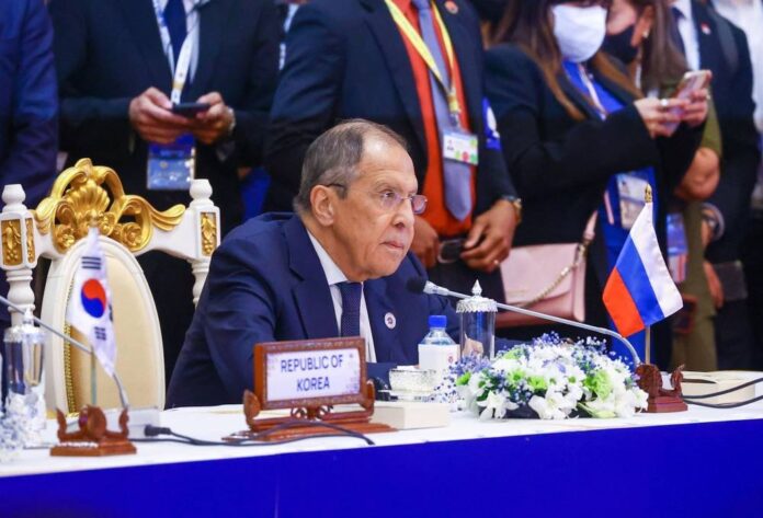 Russia's Lavrov says West seeking to militarise southeast Asia