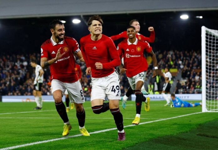 Garnacho's late strike sees Man United edge Fulham
