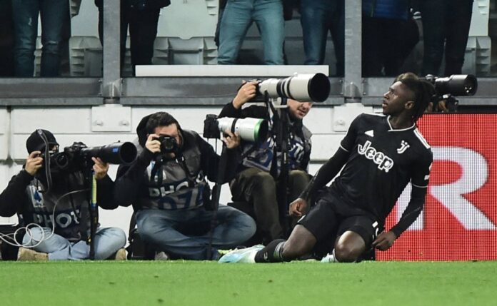 Milan stay on Napoli's tail as Kean fires Juve third