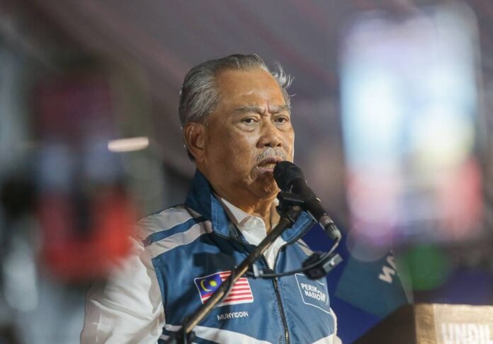 Perikatan chairman Muhyiddin has 'gut feeling' end is nigh for BN