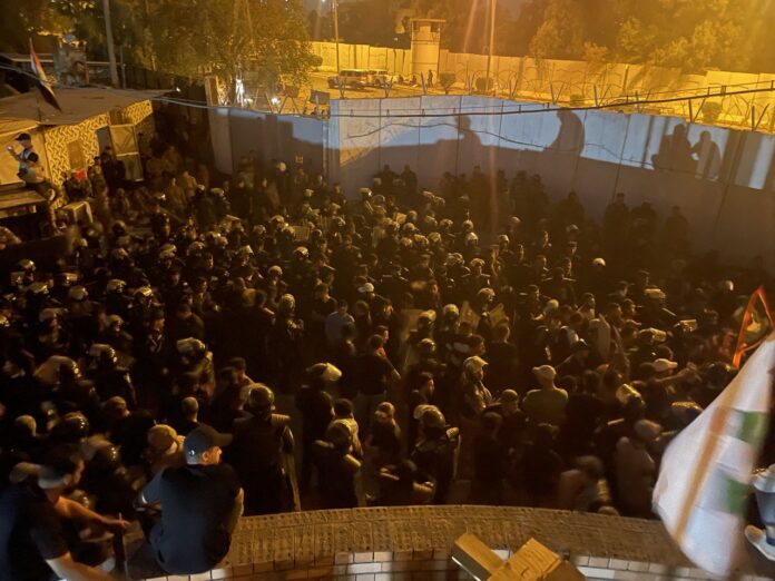 Swedish embassy in Baghdad torched after protest