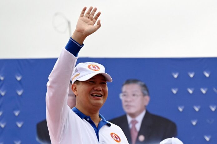 Cambodia heir leads final rally ahead of one-sided election