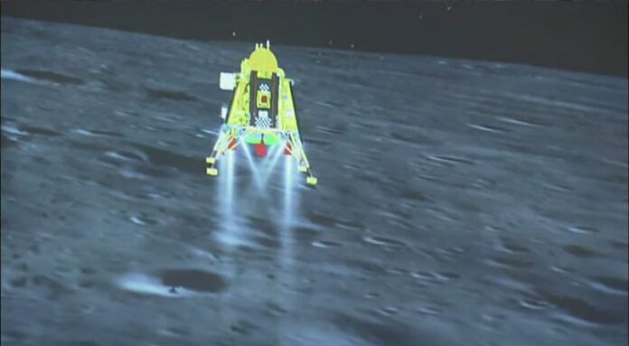 India becomes first nation to land spacecraft near Moon’s south pole