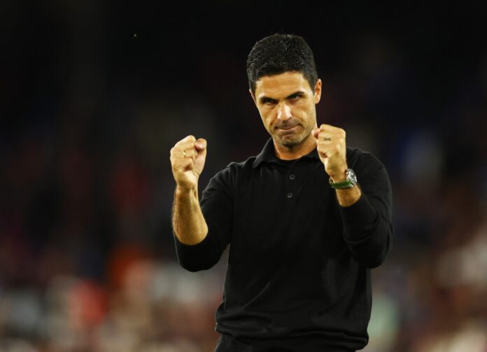 Arsenal's Arteta delighted with win at Palace despite Tomiyasu red card