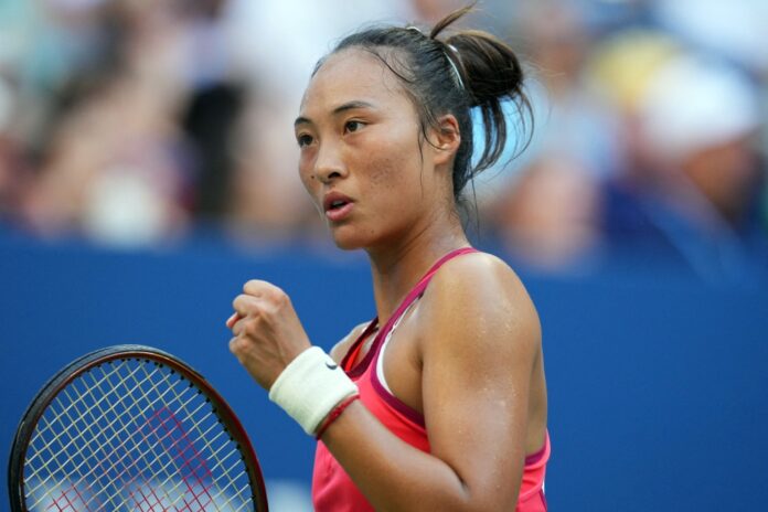 China's Zheng topples Jabeur to reach US Open last eight