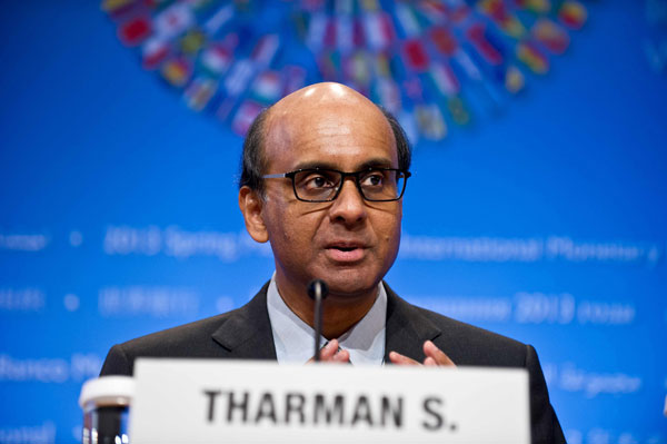 Tharman sworn in as Singapore's ninth president