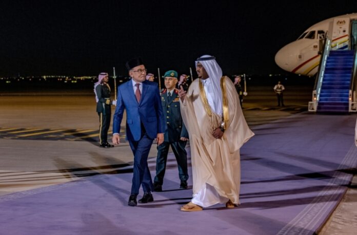 Anwar arrives in Riyadh for inaugural Asean-GCC Summit