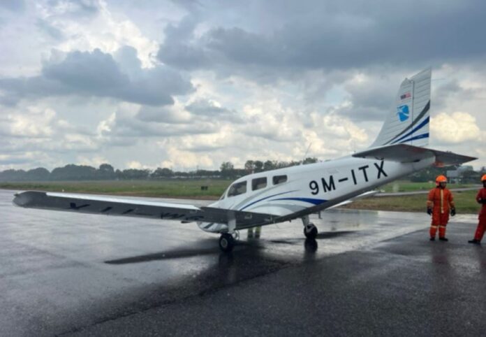 Civil Aviation Authority: Training aircraft’s front tyre comes off during landing at Melaka International Airport, no injuries reported