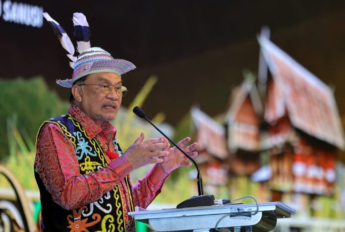 Anwar urges Malaysians to embrace diversity as strength in face of global uncertainties at Sarawak’s Gawai Dayak celebration
