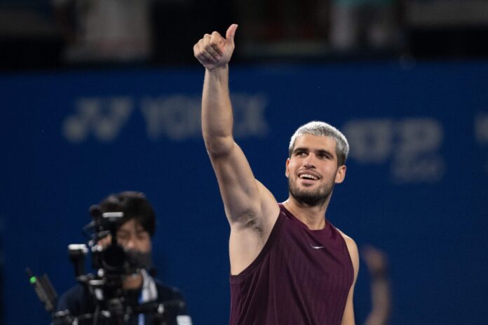Alcaraz wins eighth title of season with Japan Open triumph over Fritz