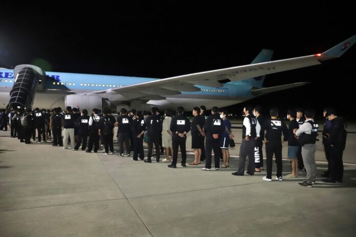 South Korea seeks arrest warrants for 59 deported from Cambodia over cyberscam links