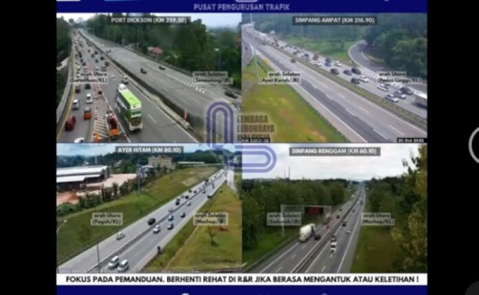 Traffic builds along major highways as city commuters return after Deepavali holiday