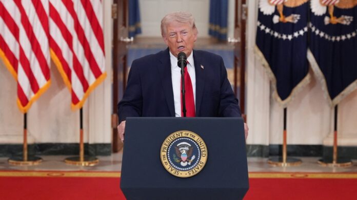 In speech, Trump says Iran is ‘really no longer a threat’