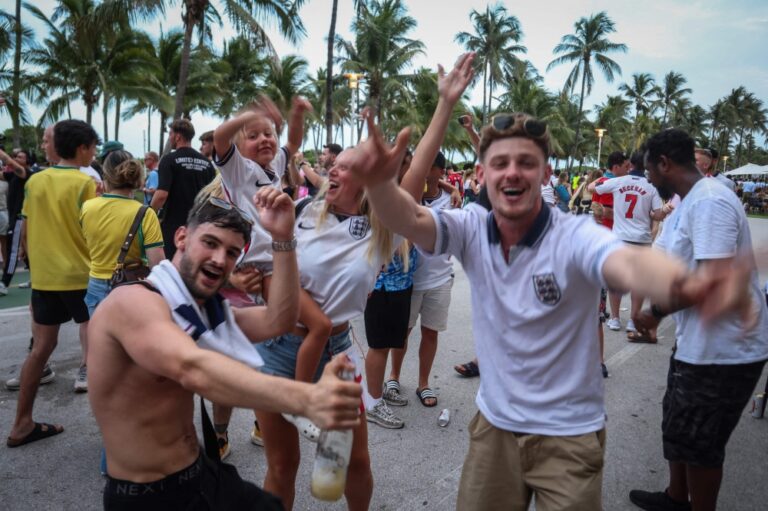 ‘Never in doubt’: England fans dare to dream after quarter-final scare